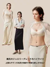 極上の柔らかさでシームレスなブラジャー【夏用・無痕・女性用・セクシーデザイン】