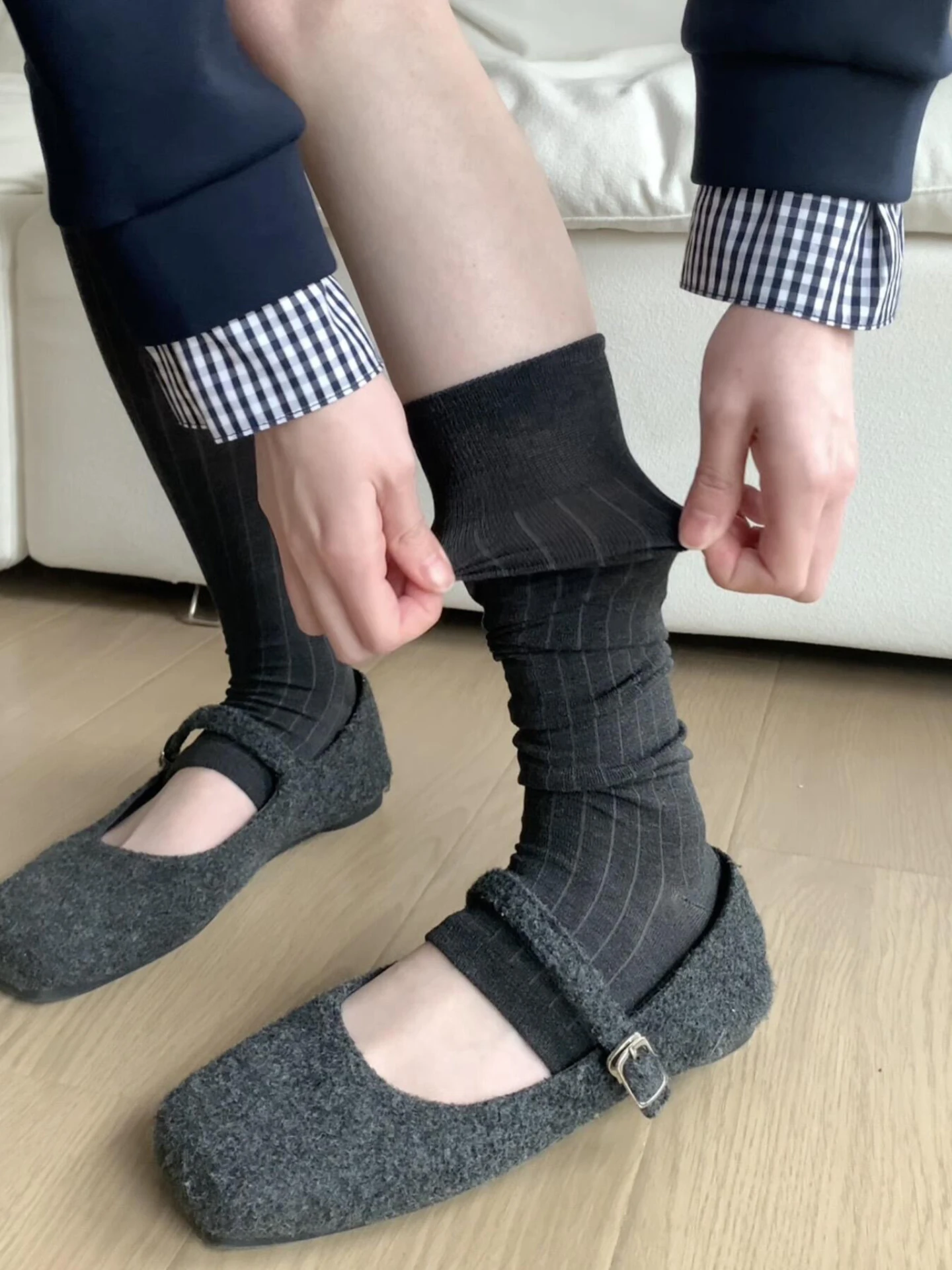 かかとケアに最適な半包みソックス｜美脚効果と履き心地のバランスを実現