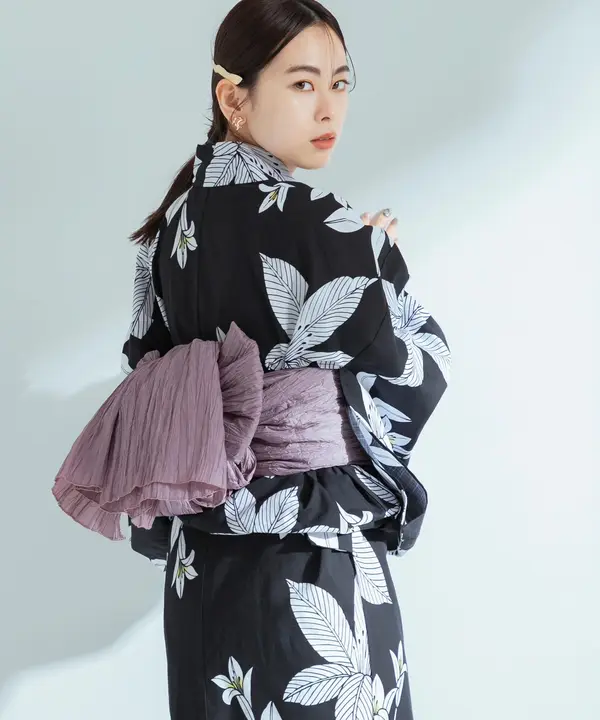 和服用の百褶皱兵児帯【女性用・多色展開】