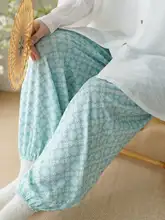 花柄デザインのレディースレギンス【夏用・汗取り・着心地抜群】