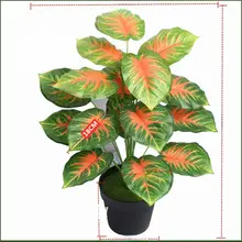 観葉植物風のフェイクグリーン【高さあり・モンステラ・ディスプレイ用】（セットアップ対応）