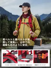 TAN XIAN ZHE リュックサック レディース 大容量 軽量 通気性背面 アウトドア 登山 トレッキング 旅行