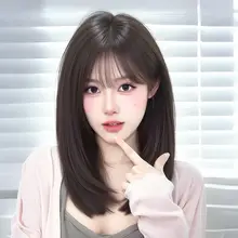 ロリータ風ウィッグ【ショートボブ・鎖骨長さ・日常使い・夏用】