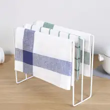 アイアン製 タオルハンガー【デスクスタンド・壁掛け不要・キッチン・バスルーム用】