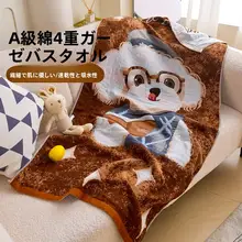 子供用カ cartoon バスタオル【四層ガーゼ・コットン製・吸水速乾・極上の柔らかさ】