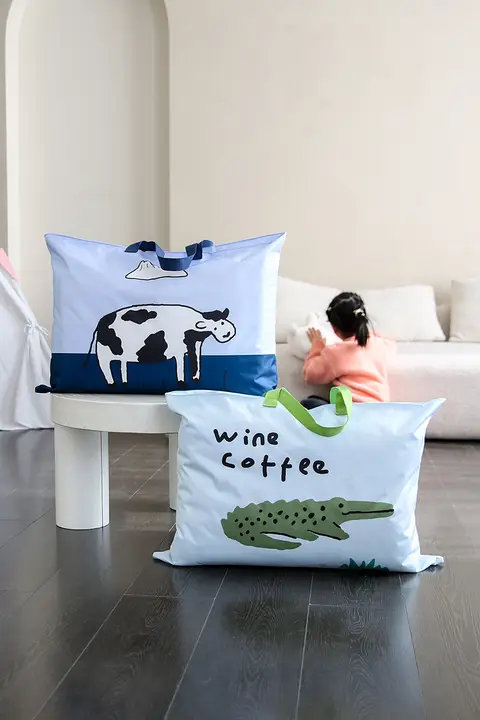 布団収納バッグ 子供専用 防水 キャラクター