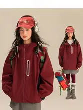 女の子用 秋冬登山服【防水・耐磨・個性的な安全ライト付き】