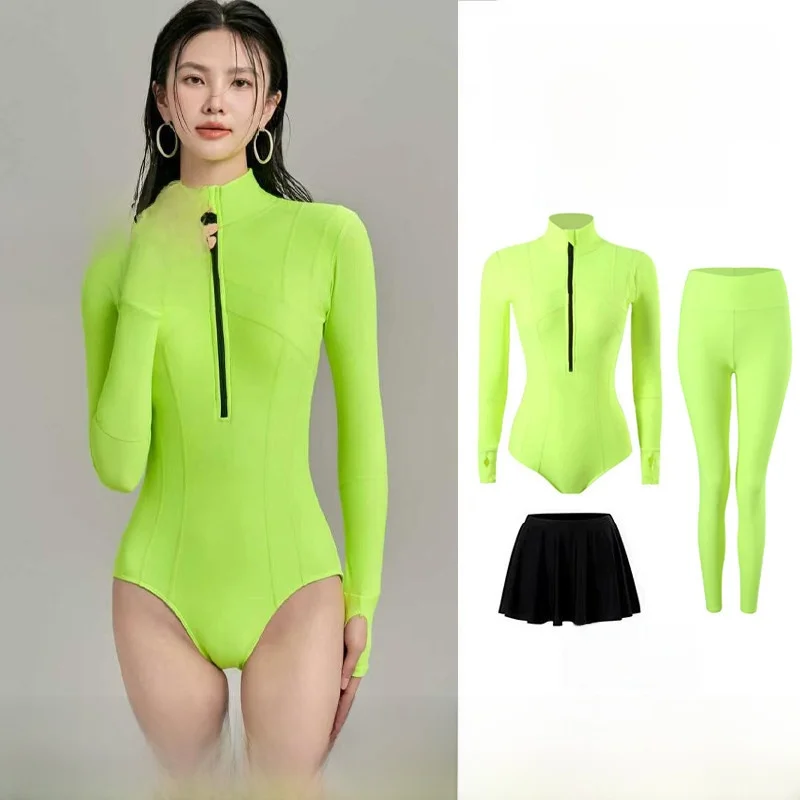 水着 セパレート スポーツ：長袖ロングパンツのレディース潜水服の実用性と使用シーン