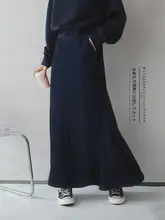 A字フレアスカート【分割デザイン・レギュラーフィット・ウエスト周りをカバー】