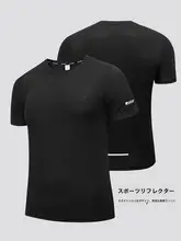 ユニセックス 短袖ラウンドネック Tシャツ【速乾・通気性・スポーツ用・ランニング/バドミントン対応】