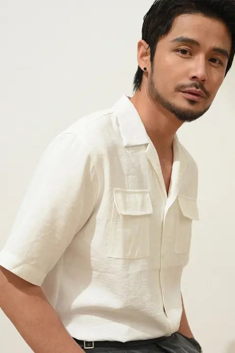 キューバカラーシャツ メンズ 半袖 ポケット付き 韓流 ゆったり きれいめ カジュアル 夏「CULTUM」
