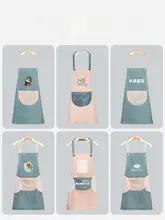 防水・防油のキッチンエプロン【家庭用・春秋向け・女性用】