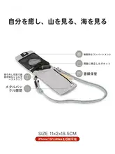 ミニ斜め掛けバッグ【パスポート・キー収納・夏用・軽量・コンパクト】