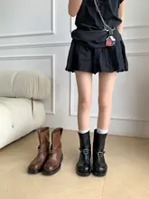 超厚牛革製 ハイヒール 厚底ブーツ【レトロウェスタン・春秋用・女性用】