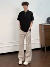 美式ヴィンテージ デニムパンツ【スト  レートフィット・微フレア・夏用】
