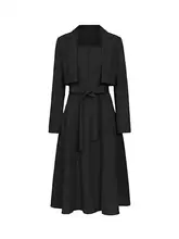 秋用 レディース OLスタイル ジャケット付きキャミソールドレス（セットアップ対応）