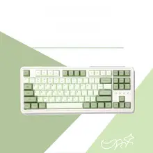 キーキャップ XDAプロファイル PBT 五面熱昇華 抹茶 バイカラー 146キー タムメカニカルキーボード用