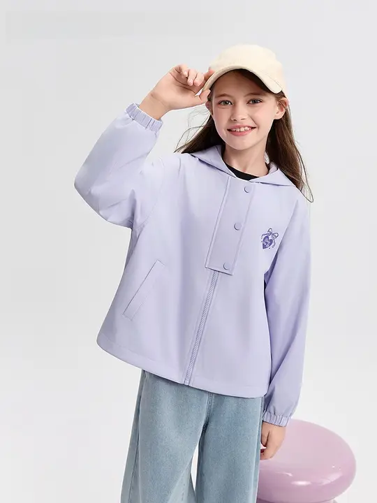 ジャケット アウター キッズ ガールズ 防風 撥水 春 秋 ストリート 「Balabala」