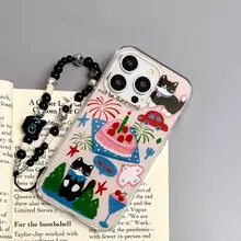 猫デザインのスマートフォンケース【iPhone・Android対応・保護カバー】