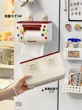 可愛らしい壁掛けティッシュボックス【キッチン用・ウェットティッシュ収納・創意デザイン】
