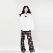 女性用レース編みロングスリーブインナーとキャミソールの2点セット【フィット・デザイン性あり】