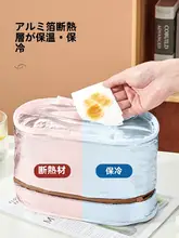 保温バッグ【防水・持ち運び便利・アルミ箔厚手】