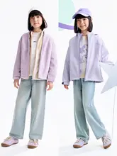 女の子用デニムパンツ【秋用・フィット・ストレッチ素材】（セットアップ対応）