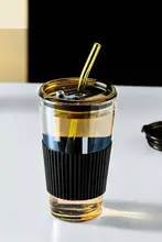 ガラスカップ 女性 男性 持ち運び可能 耐熱 飲水 冷温飲料