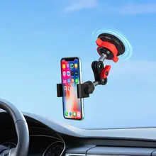 金属製 車載スマホスタンド【カメラ撮影対応・アーム式・ナビ用】