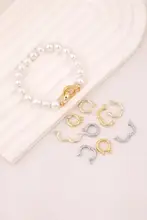 美しいデザインの丸型ネックレス用金具【金色・汎用タイプ】