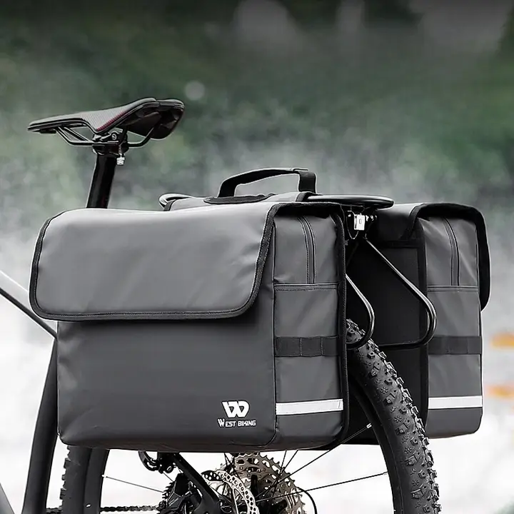 自転車用バッグ【後部荷物収納・マウンテンバイク用・ライディングギア】