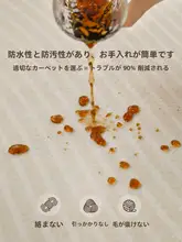 リビング用ラグ【お手入れ簡単・高級感あるクリーム風デザイン】