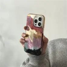 ANNACASE iPhone用秋冬デザインのソフトケース【全包型・防落下・スプラッシュカラー・トランスファーボディ】