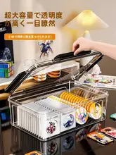 透明アクリル製収納ボックス【フタ付き・防塵・防湿・アニメ周辺グッズ用】