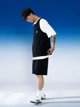 DAKYAM 基本無地シンプルスポーツタンクトップ【軽量・コットン・ルーズフィット・クルーネック】