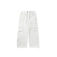 レトロデザインのカジュアルワークパンツ【春夏向け・シンプル・無地・フィット】（セットアップ対応）