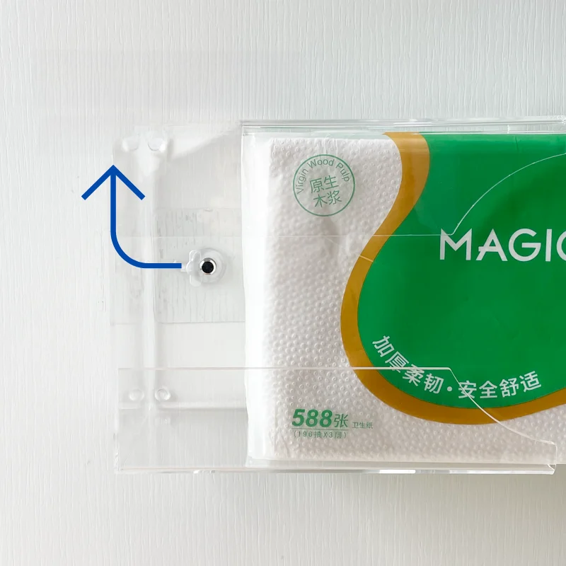 日用品宅配でトイレットペーパーの整理が楽になるのは、この壁掛け収納ボックスの秘密？
