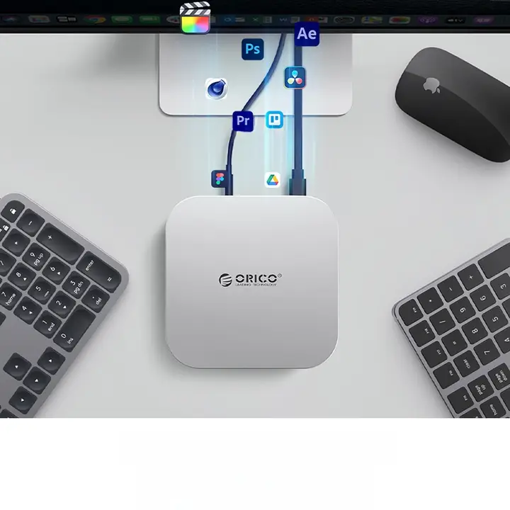Orico Mac Mini対応の外付けSSD【雷電四・極上の柔らかさ・高性能】