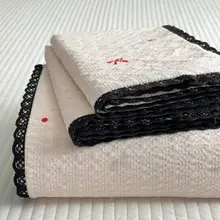 夏用パフ生地寝具セット【シングル＆ダブル対応・洗える・家庭用】（セットアップ対応）