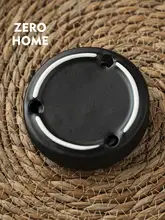 ZEROHOME 陶器製 煙灰皿【シンプルデザイン・家庭用・小型】