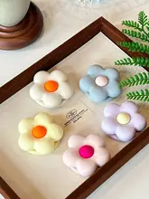 インス風 シリコン製花柄マグネット式スマホスタンド【デスク用・多機能・強力吸着】