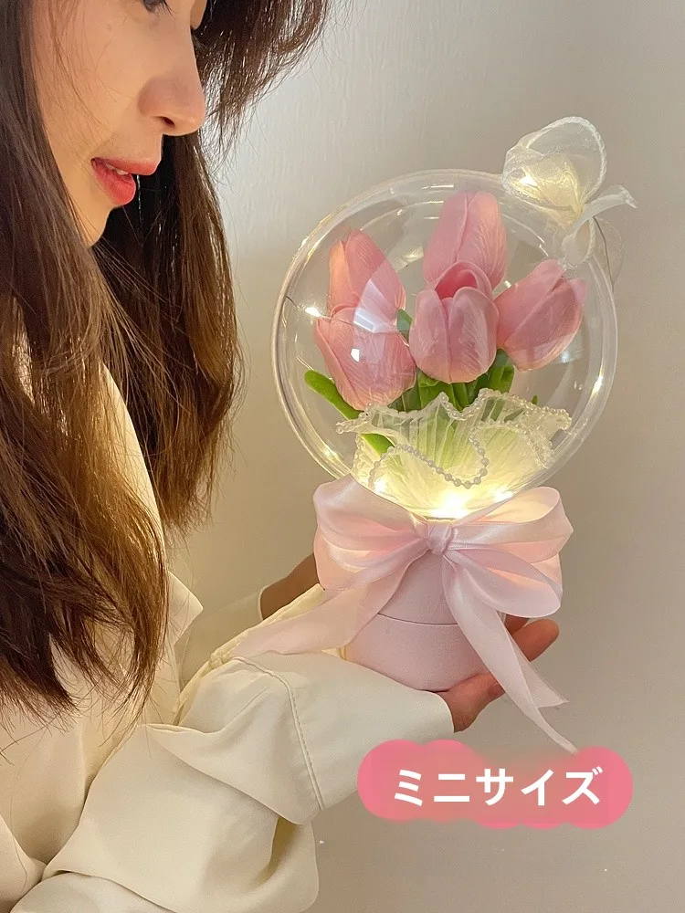 チューリップのブーケ【DIY・手作り・サプライズギフト】（セットアップ対応）