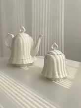 陶器コーヒーセット 手作りの山茶花 アフタヌーンティーセット ティッシュボックス 創造的なギフト