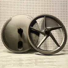 折りたたみ自転車用タマイズカーボンファイバー仕上げホイール【三刀・五刀対応】（セットアップ対応）