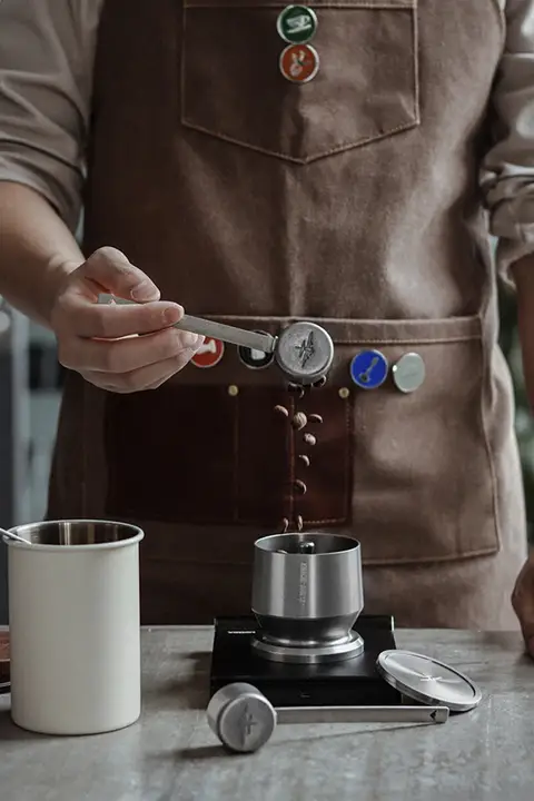 MHW3BOMBER ステンレス製計量スプーン【長柄・コーヒー用・抹茶・カカオ粉用・8g】