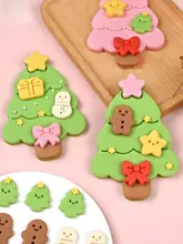 クリスマスツリー型クッキー型【DIY・押し型・大型・ベーキング用】