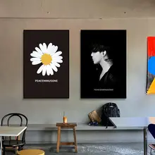 G-DRAGON 小雛菊デザインのウォールアート【Peaceminusone・インテリアポスター・寝室用】