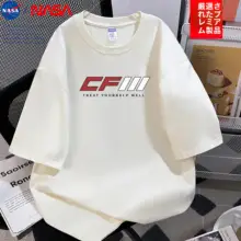 NASAデザインのコットン半袖Tシャツ【アメリカンスタイル・ラフフィット】