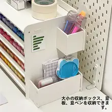 デスクトップ用 スポンジビーズ収納ボックス【DIY手工芸・多層引き出し式・収納ラック】