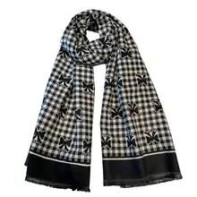 リボンデザインのふわふわアクリルショール【秋冬用・厚手・ロングタイプ】